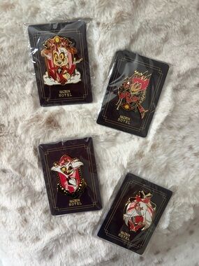 Hazbin Hotel Staff Pin Set of 4 (NWT)